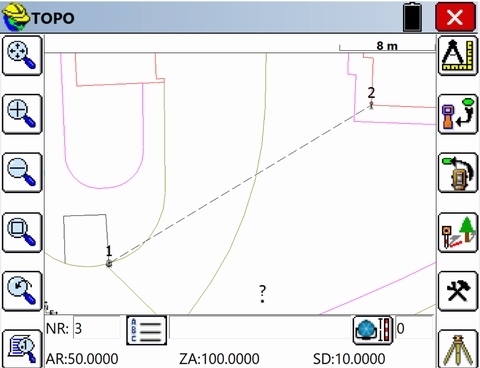 SurvPC, Basis Total Station + Waterpasinstrument + CAD