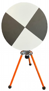 Richtplaat diameter 27cm met ministatief (poten 30cm)